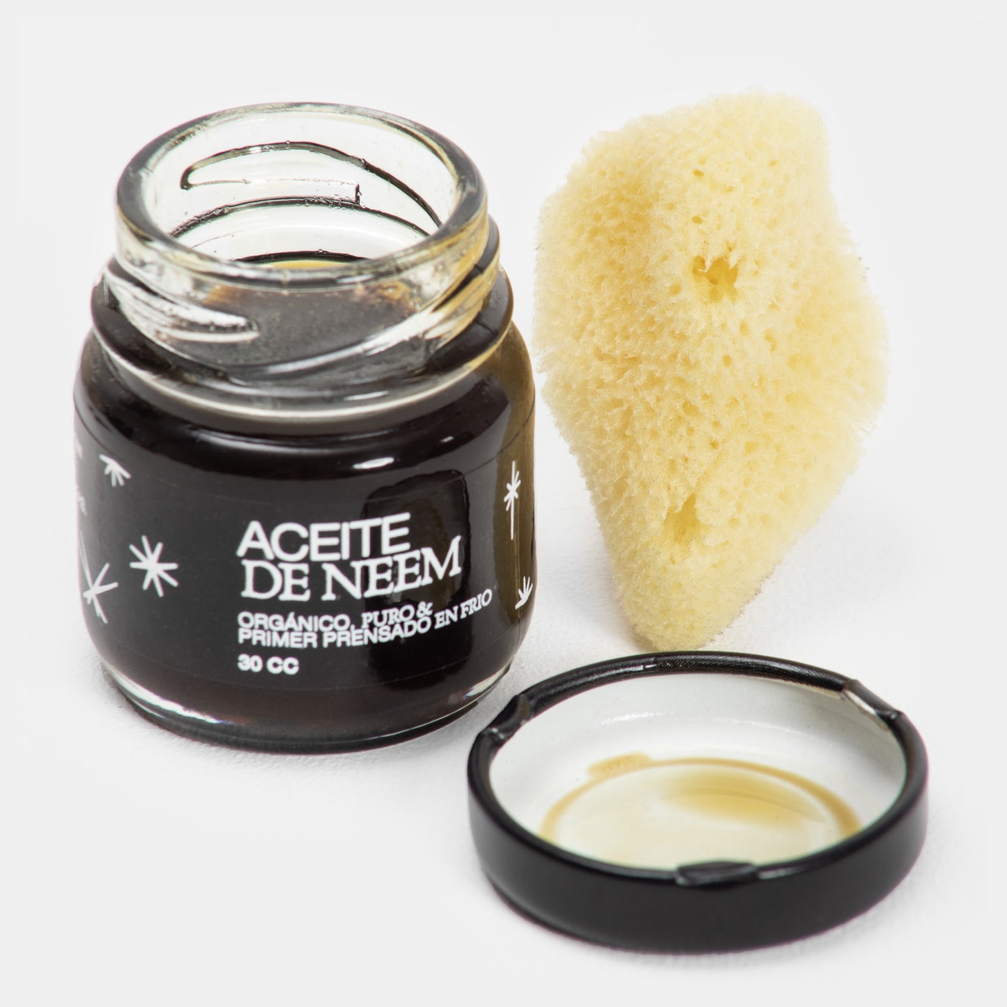 Neem Oil + Natural Sea Sponge